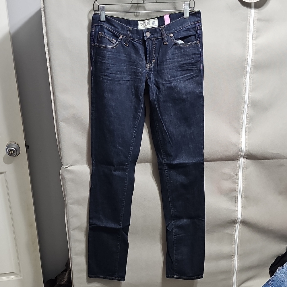 Victoria's Secret Dark Blue Skinny Jeans